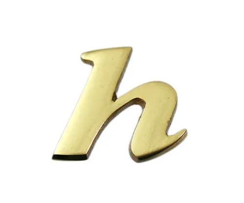 61-7430-84 Brass Gold Characters Small Characters H QS20-H