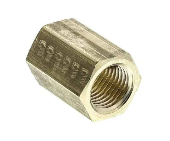 63-4759-21 Legris Brass 1/4 in BSPP Female x 1/4 in BSPP Female Straight Coupler Threaded Fitting 0155 13 13