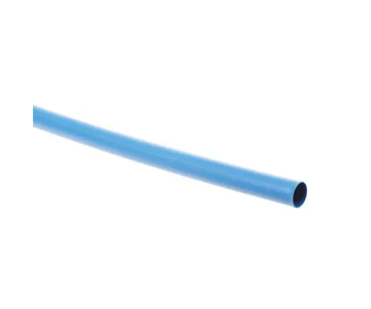 63-4767-53 TE Connectivity Blue No Heat Shrink Tubing 6.4mm Sleeve Dia. x 1.2m Length, RNF-100 Series 2:1 Ratio RNF-100-1/4-6-STK