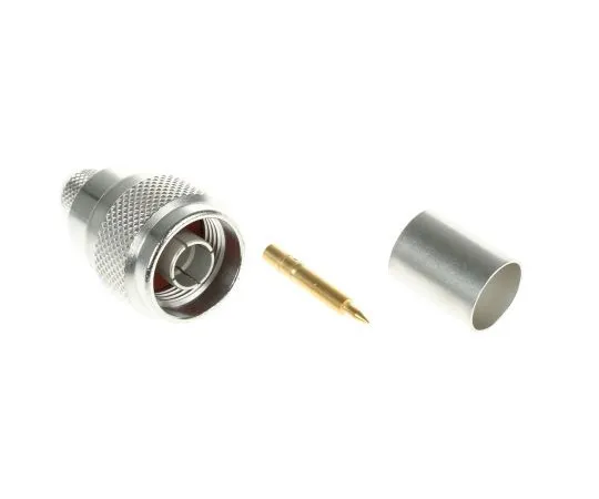 63-4755-73 Radiall 50Ω Straight Cable Mount N Type Connector, Plug, Crimp Termination, 0 → 11GHz, RG214, RG225 R161088000W