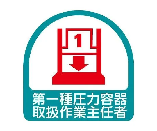 62-6110-03 Helmet Sticker Class 1 Pressure Container Handling Operator 1 Sheet (2 Sheets) 851-38