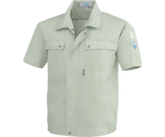 65-8524-38 Short Sleeve Blouson Moss Green 3L 9291-61-3L