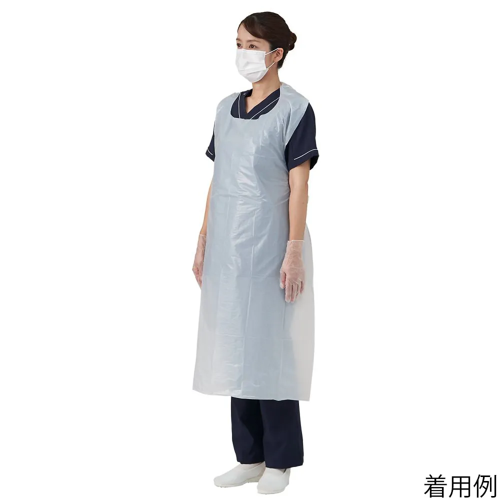 63-5577-14 Vinyl Apron P White 100 Pieces 076350