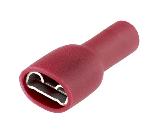 63-4896-47 RS PRO Red Insulated Crimp Receptacle, 6.35 x 0.8mm, 0.5mm² to 1.5mm², 22AWG to 16AWG, Tin Plated 624-1184