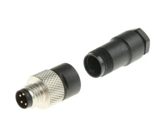 63-4759-51 Binder 768 Series M8 Cable Mount Connector, 4 contacts Plug 99 3383 00 04