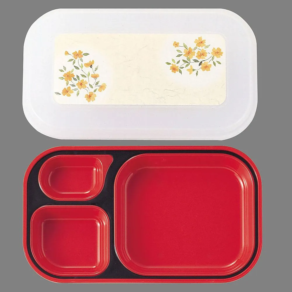 62-6803-11 Dynamic Side Dish FW-500 (Black Inner Red/Transparent Yamabuki)