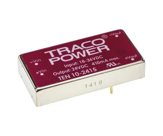 63-4742-67 TRACOPOWER TEN 10 10W Isolated DC-DC Converter Through Hole, Voltage in 18 → 36 V dc, Voltage out 24V dc TEN 10-2415
