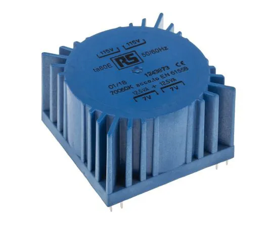 63-4675-22 RS PRO 2 x 115V, 2 x 7V Toroidal Transformer, 25VA 124-3873
