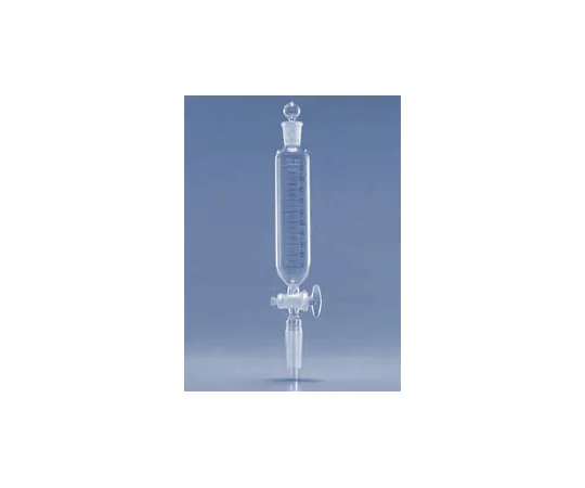 61-9721-58　［Discontinued］Common Slide Separatory Funnel (Cylindrical with Scale) 50mL Standard 15　6390FSGJ50-15