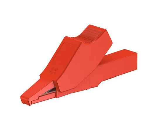 63-4737-06 Multi Contact Crocodile Clip, Brass Contact, 10A, Red 65.9188-22