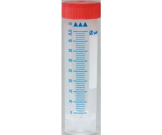 63-2978-36 Sterilized V-Base Self-standing Tube Red Cap 50ml 62.559.001