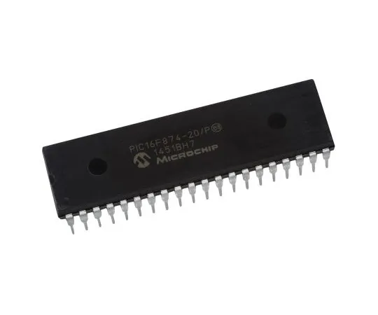 63-4804-78 Microchip PIC16F874-20/P, 8bit PIC Microcontroller, 20MHz, 128 x 8 words, 4K x 14 words Flash, 40-Pin PDIP PIC16F874-20/P