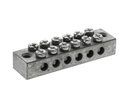 63-4752-37 RS Pro 6 Way Double Screw Earth Terminal Block, Screw Down 0 → 16 mm² 283-0768
