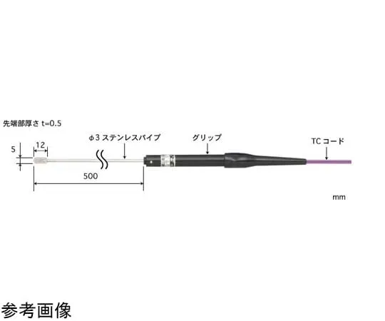 65-3530-61 Air Temperature Sensor AT Series -50~500°C Sensor Shape: Pipe K Type AT-30K-050-1-TC1-ASP