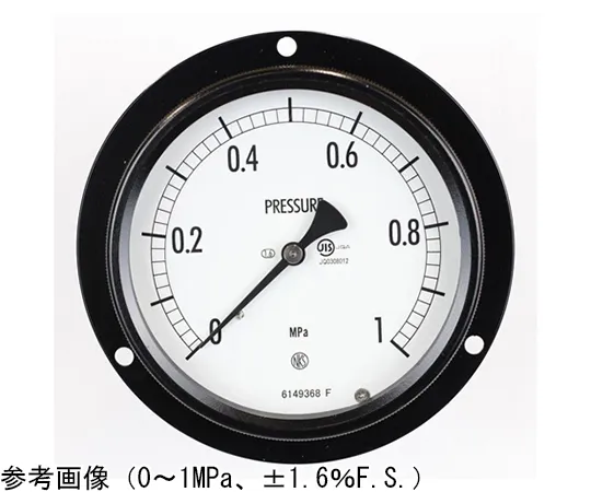 65-4305-05-20 Sealed Pressure Gauge (100Φ) Embedded D Frame (Mounting Hole) with 0.6 MPa with Inspection Certificate BE15-231
