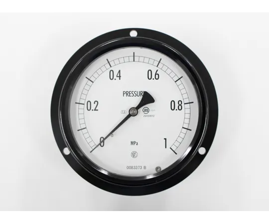 65-4305-25-20 Sealed Pressure Gauge (100Φ) Embedded D Frame (Mounting Hole) 1 MPa with Inspection Certificate BE17-233