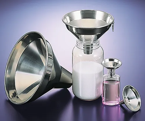 61-0154-74　［Discontinued］Stainless Steel Funnel φ150 - Powder 1 Piece