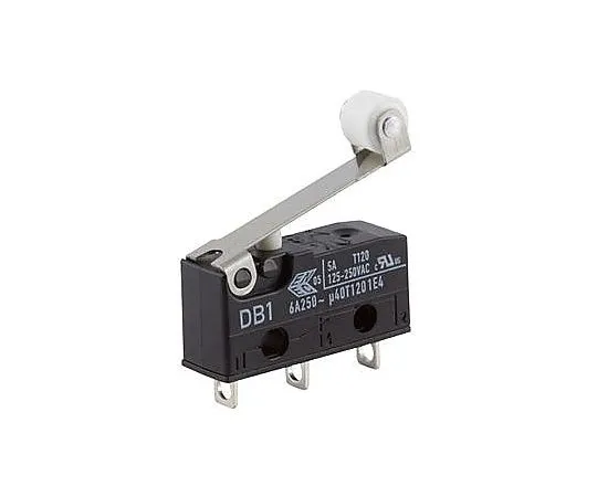 63-4699-53 SPDT-NO/NC Roller Lever Microswitch, 6 A @ 250 V ac DB1C-A1RC