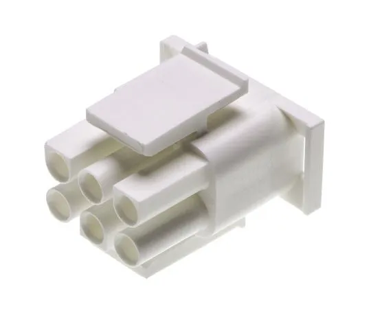63-4663-57 Connector Housing Male 6 Pole 2 Row 6.35 mm Maiten Lock 350715-1