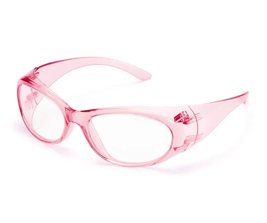 63-6342-49 JIS Safety Glasses 2-Eye Type Pink YS-210JISLPIN