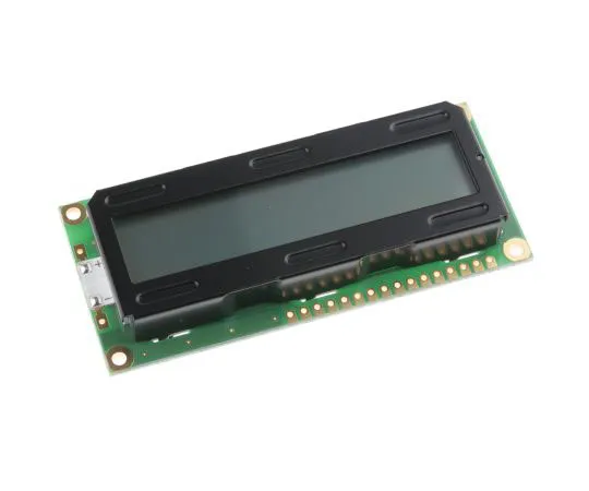 63-4730-97 Powertip PC1601LRS-A Alphanumeric LCD Display, 1 Row by 16 Characters, Transflective PC1601LRS-A