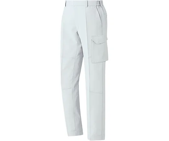 67-6624-28 All Year Work Wear Antistatic JIS Compliant Product Unisex Stretch Cargo Pants Silver Gray SSS VE741C-SSS