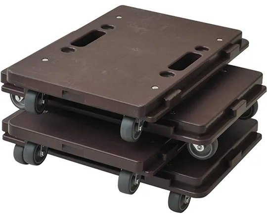 63-3997-87　［Out of stock］Connected Flat Carriage Home Carry 4-car Set Dark Brown　NTM-E50DBX4