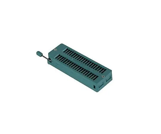 63-4725-40 3M 2.54mm Pitch Vertical 28 Way, Through Hole Closed Frame ZIF IC Dip Socket, 1A 228-1371-00-0602J