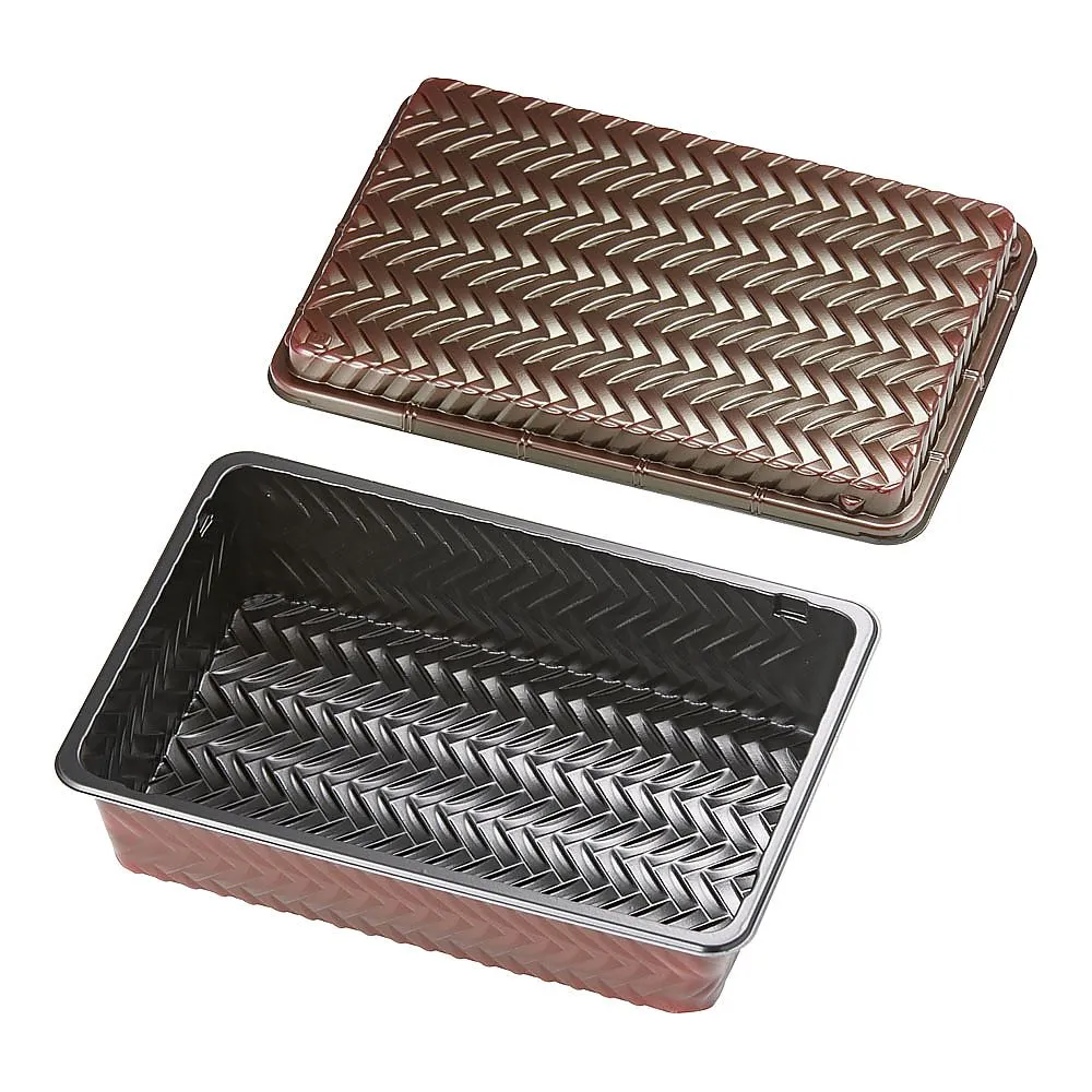 63-1259-47 Ajiro-bento with lid, large (50 sets) 1 set (50 sets) XAZ5001