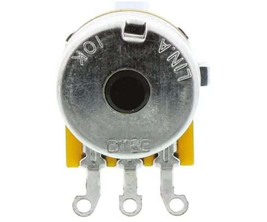 63-4686-70 TE Connectivity 1 Gang Rotary Carbon Potentiometer with a 6.35 mm Dia. Shaft, 10kΩ, ±20%, 0.4W, Linear 1623760-2 1623760-2