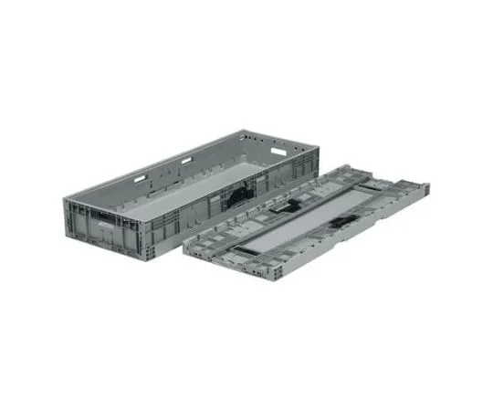 68-1814-96 1340x503x195mm/105 L Folded Container (Gray) EA506AA-221