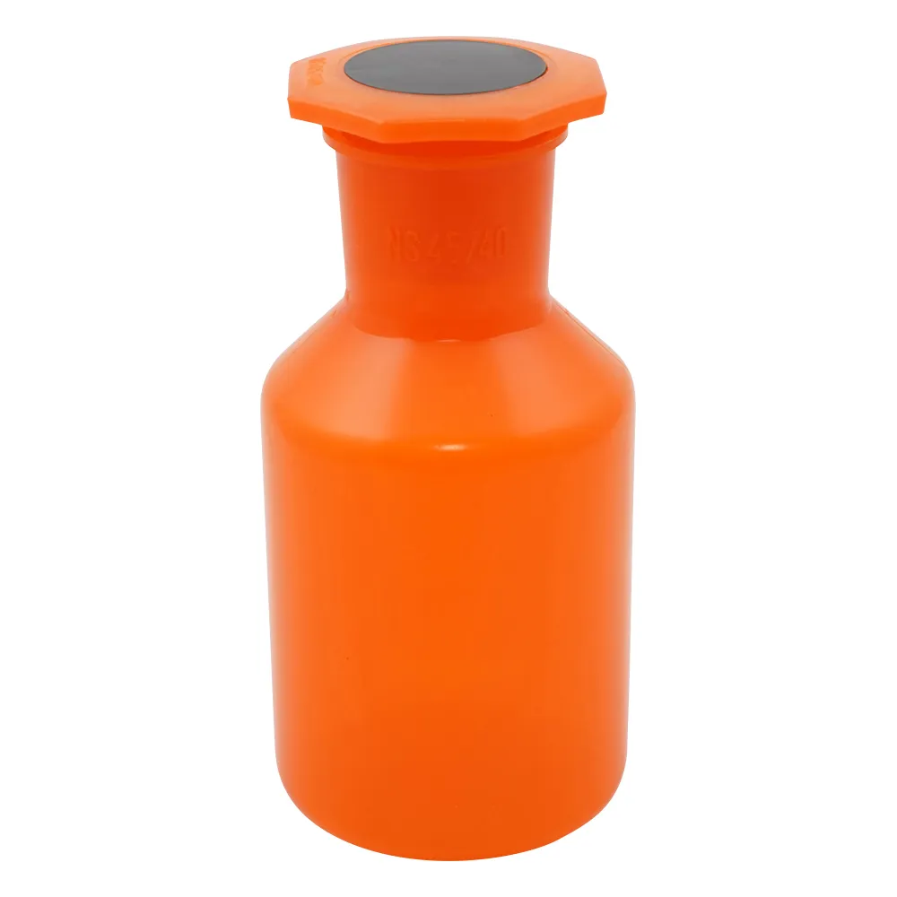 4-2444-01　［Discontinued］Light Shielding Reagent Bottles (With Plug) 500 mL　1017940