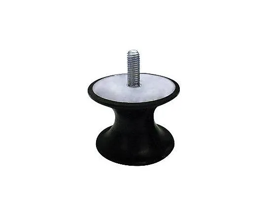 63-4771-93 Paulstra 521403 78mm Shock Mount M10 40mm Diameter 30daN Compression Load 5mm, Male to Male Natural Rubber 521403