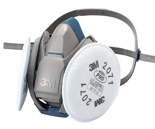 3-1764-02 3M(TM) Replacement Type Dustproof & Gas Mask (Shield Face Type), L Size 6500QL/2071-RL2L