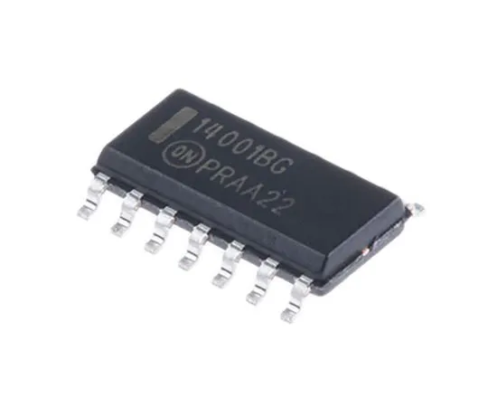 63-4845-10 ON Semiconductor MC14001BDG, Quad 2-Input NOR Logic Gate, 14-Pin SOIC MC14001BDG