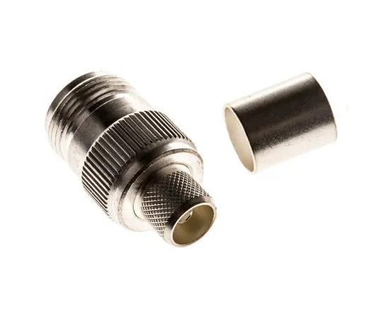 63-4841-44 TE Connectivity 50Ω Straight Cable Mount N Type Connector, jack, Crimp Termination, 0 → 11GHz, RG213/U, RG8 A/U 1-1337414-0