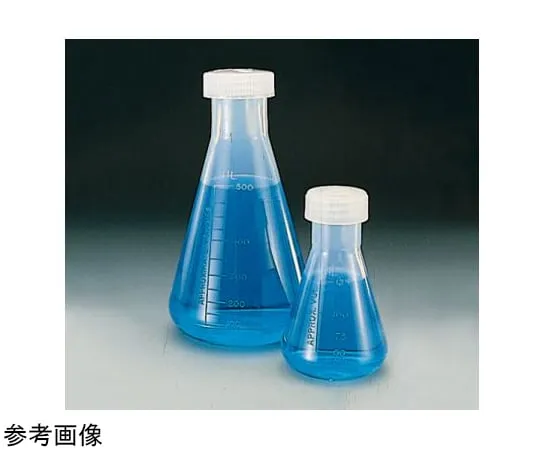 65-5639-87 Erlenmeyer Flask (PMP) (With Screw Cap) 125 mL 1 Box (6 Pieces x 1 Pack) 4109-0125
