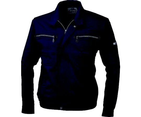 65-8513-28 Long Sleeve Blouson Navy 3L 8894-10-3L