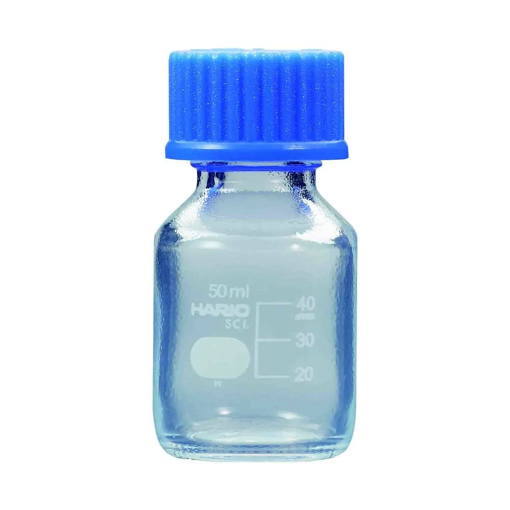 67-8100-94 Coated Screw Cap Bottles 50 mL 1 Box (10 Pieces) NBOC-50