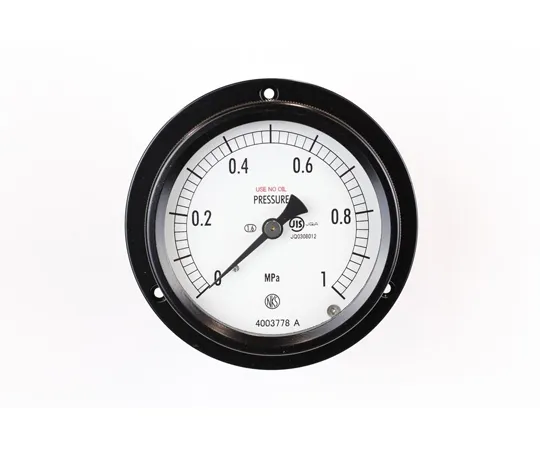 65-4297-57 Sealed Pressure Gauge (75Φ) Oil Blocked Type D Frame (Mounting Hole) 1 MPa BC15-233