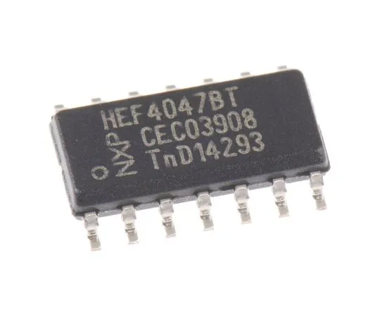 63-4771-33 Nexperia HEF4047BT,652 Monostable Multivibrator, 14-Pin SOIC HEF4047BT,652