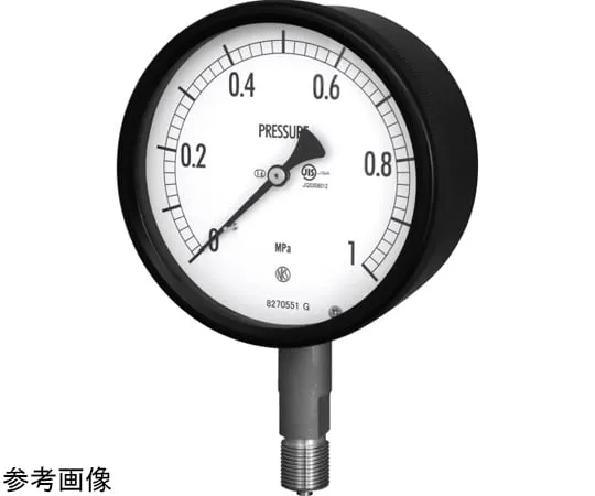 69-3928-19 φ100 Pressure Meter JIS Compatible Sealed Pressure Meter BE12 Corrosion-Resistant SUS Made G1/2B A Frame BE12-143-0.1-0.16MPA