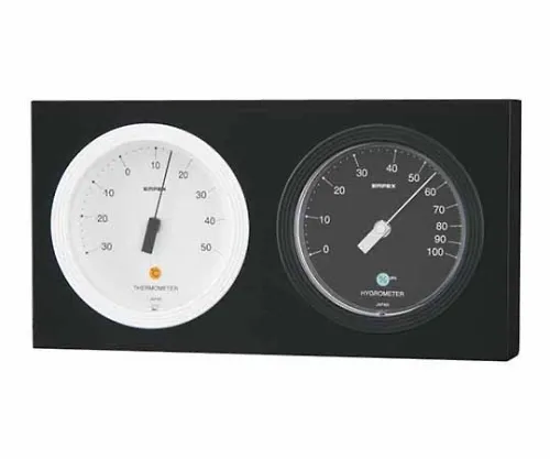 61-6864-89 MONO Thermometer, Hygrometer 88 x 170 x 35mm 300G (Gift Box) MN-4830