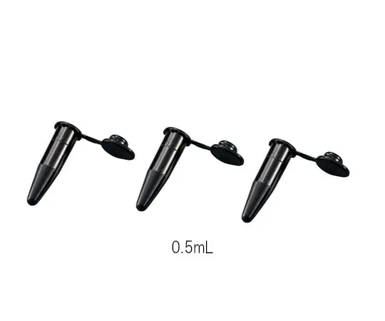 3-6364-01　［Discontinued］Shading Plastic Microtube 0.5mL 500 Pcs　06333-75