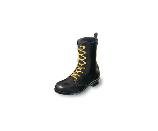 64-6539-88 Electrostatic Long Lace-Up Boots Black 23.5 cm AS511P