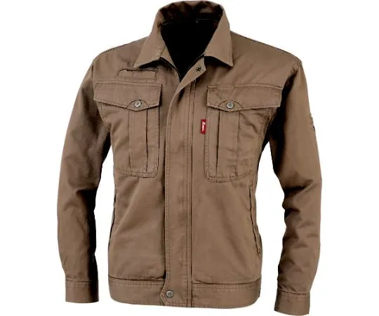 65-8402-01 Long Sleeve Blouson Mocha 3L 1780-53-3L