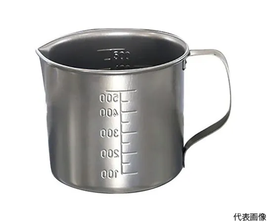 64-5022-63　［Discontinued］Titanium Measuring Cup (Beaker) with Spout and Handle　TN-634H