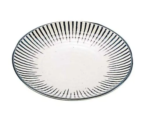 61-6834-87 Melamine Japanese Crockpot Round Plate Large E-12 2439100