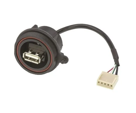 63-4890-53 Bulgin USB 2.0, Female USB A to 5 Way Crimp Socket, 150mm USB Cable PX0843/A