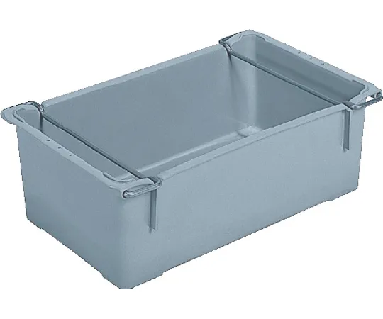 67-6588-38 Large Container with Stainless Steel Handle Light Gray 20390102GL802